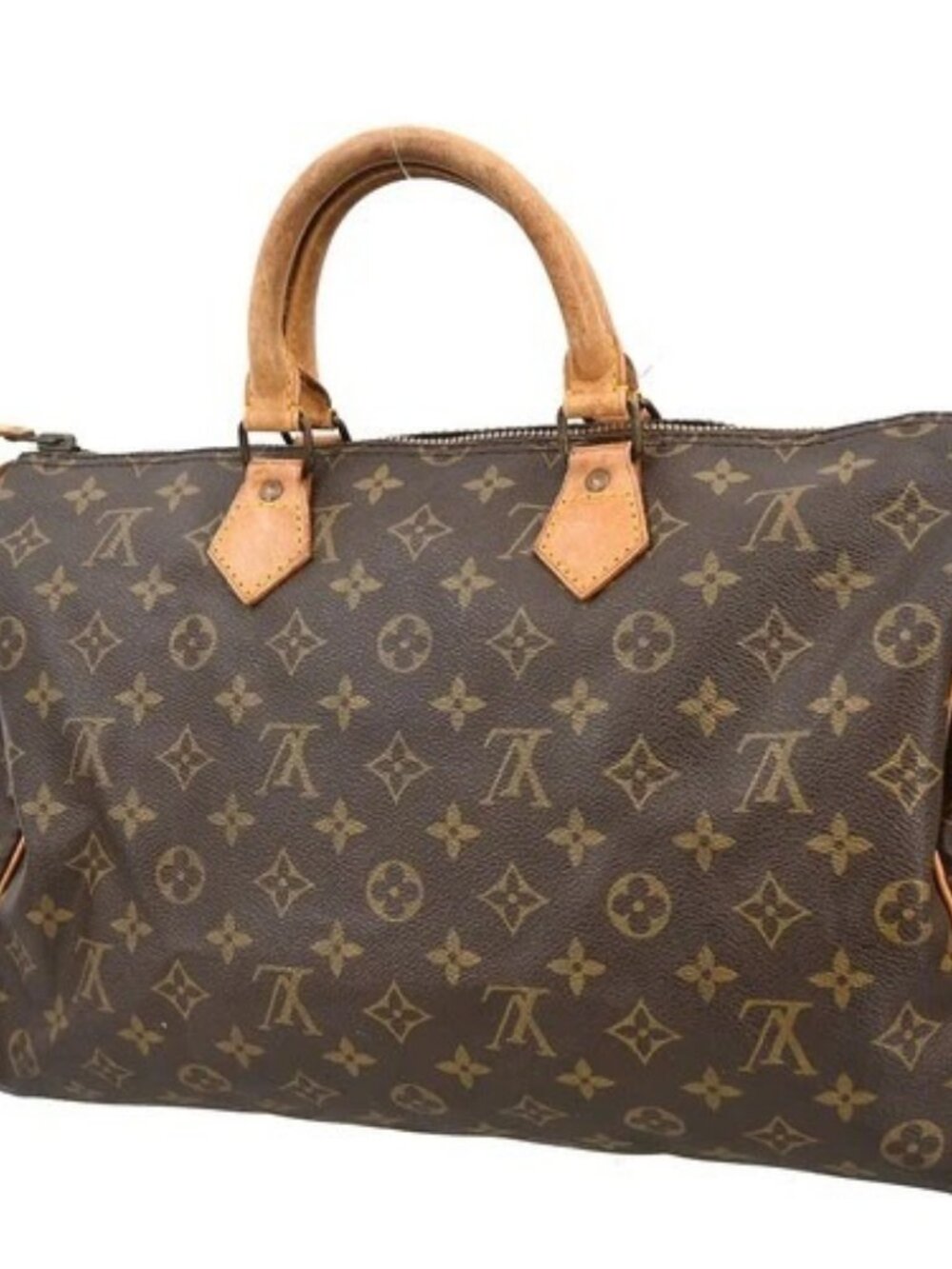 Best02 LOUIS VUITTON SPEEDY 35 HANDBAG MONOGRAM CANVAS M41524 831SA YQ07367 - Picture 2 of 15